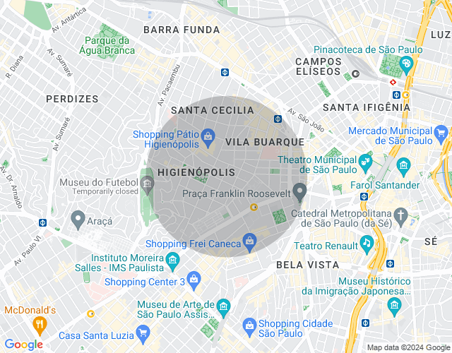 Imóvel no mapa