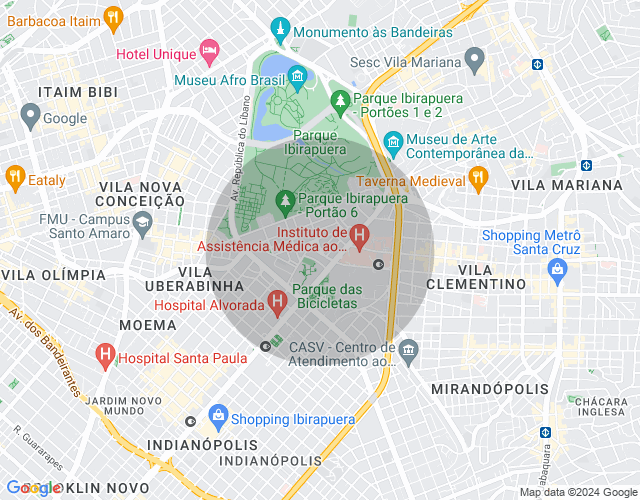 Imóvel no mapa
