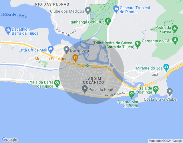 Imóvel no mapa