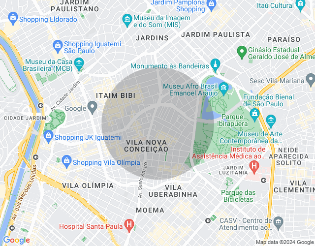 Imóvel no mapa