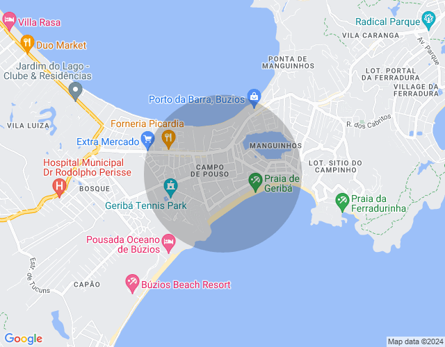 Imóvel no mapa