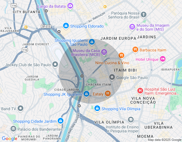 Imóvel no mapa