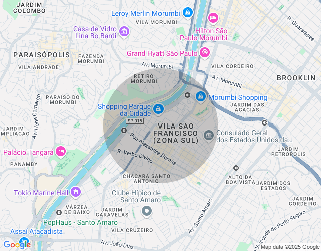 Imóvel no mapa