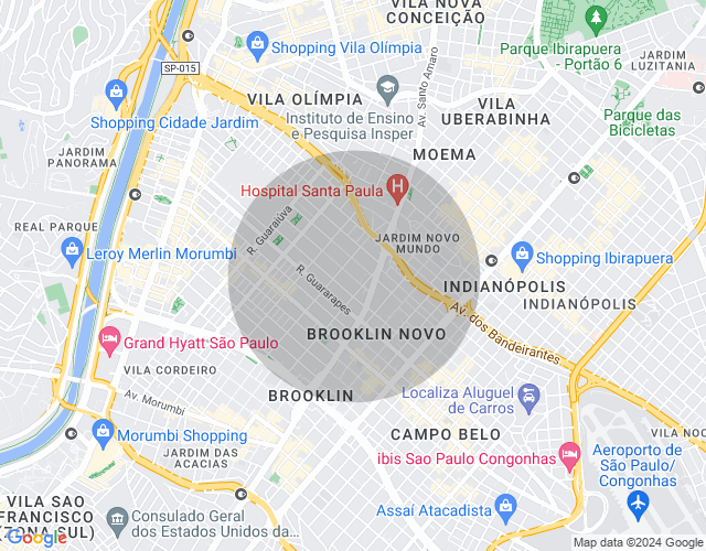Imóvel no mapa