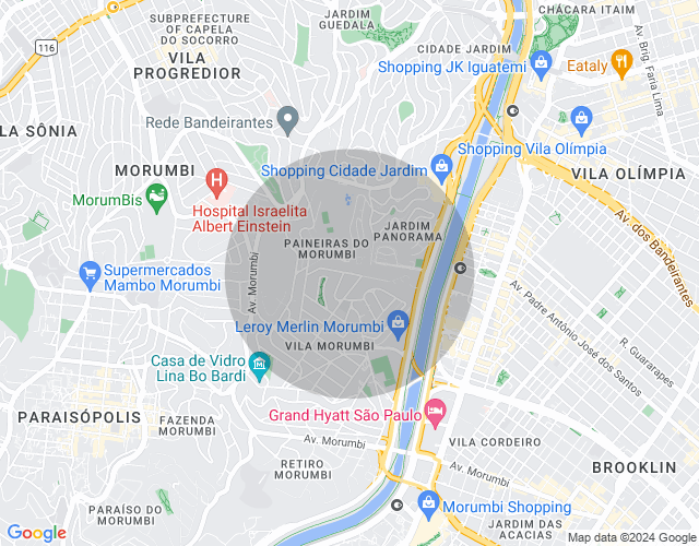 Imóvel no mapa