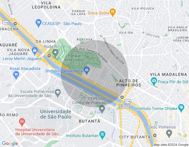 Imóvel no mapa