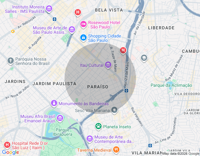 Imóvel no mapa