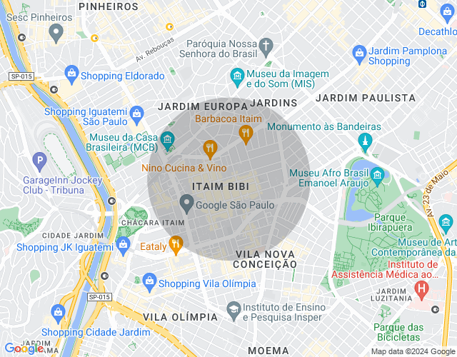 Imóvel no mapa