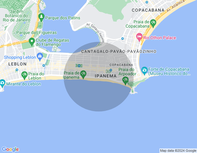 Imóvel no mapa