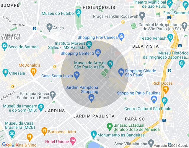 Imóvel no mapa