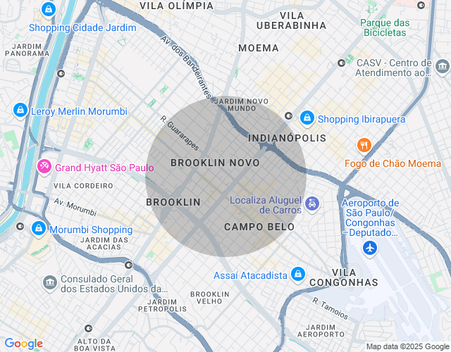 Imóvel no mapa