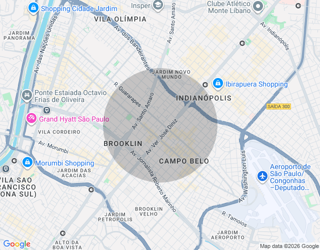 Imóvel no mapa