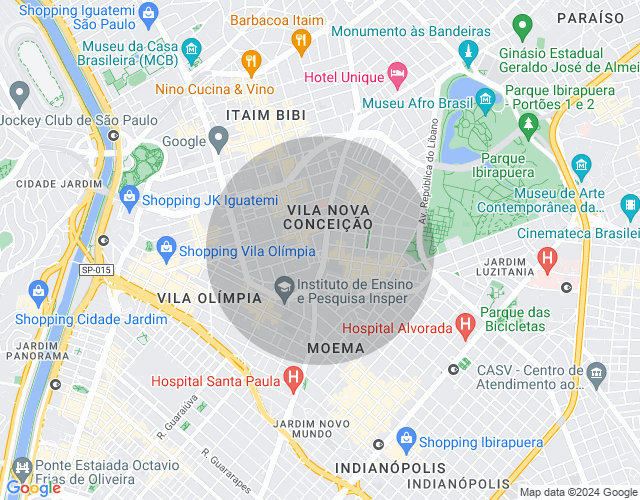 Imóvel no mapa
