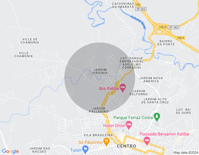 Imóvel no mapa
