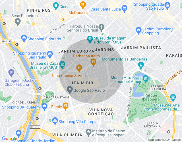 Imóvel no mapa