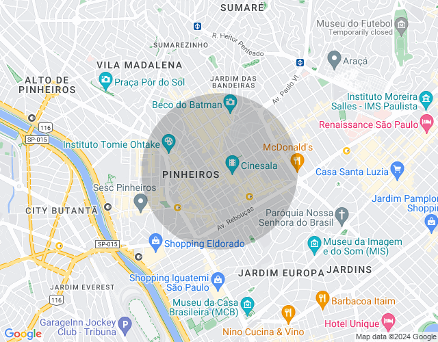 Imóvel no mapa