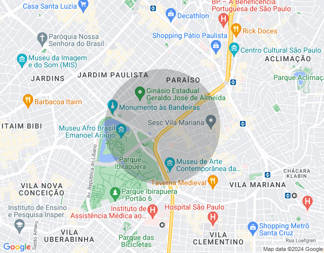 Imóvel no mapa