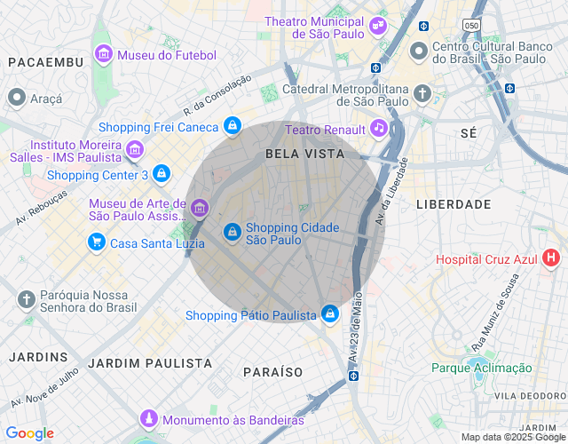 Imóvel no mapa
