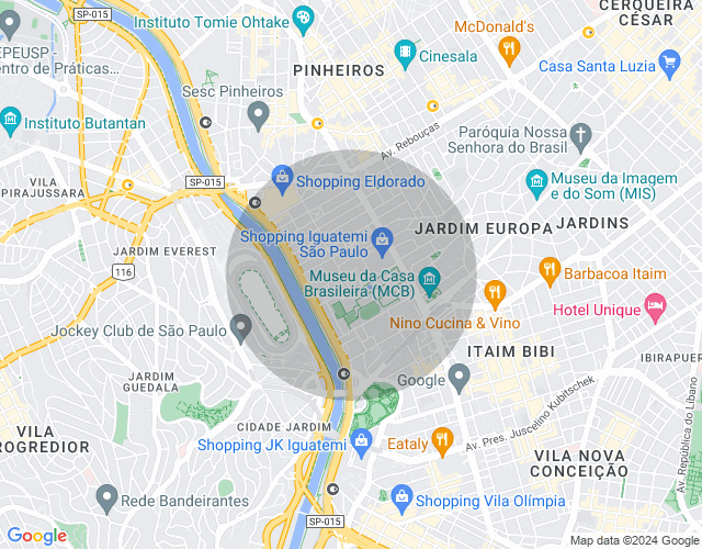 Imóvel no mapa