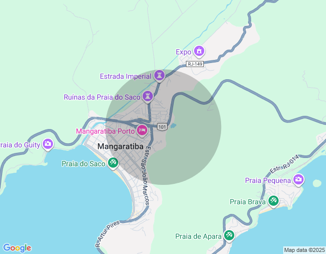 Imóvel no mapa