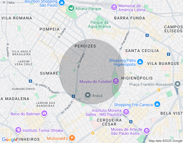 Imóvel no mapa