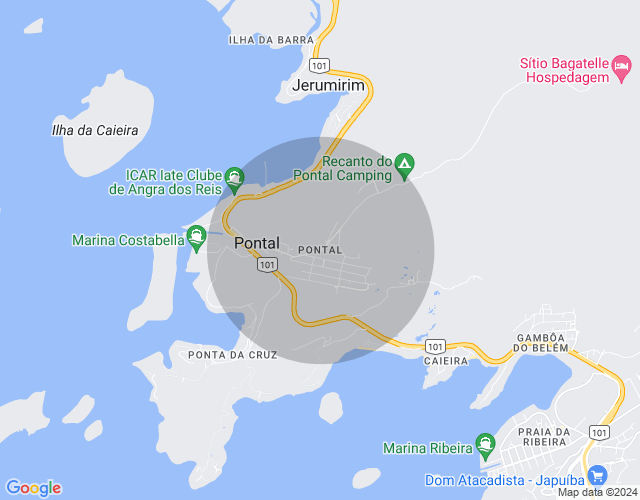 Imóvel no mapa