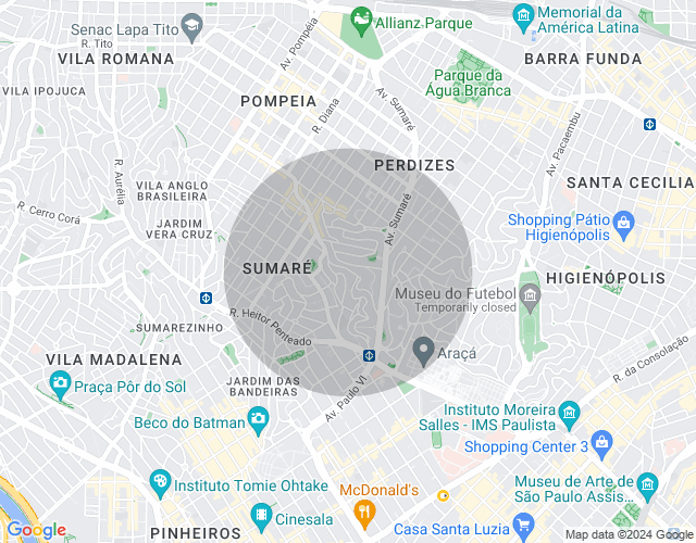 Imóvel no mapa