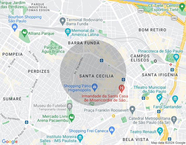 Imóvel no mapa