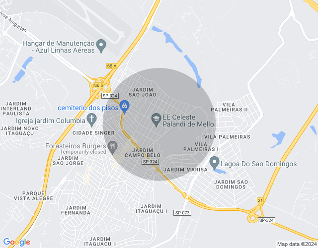 Imóvel no mapa