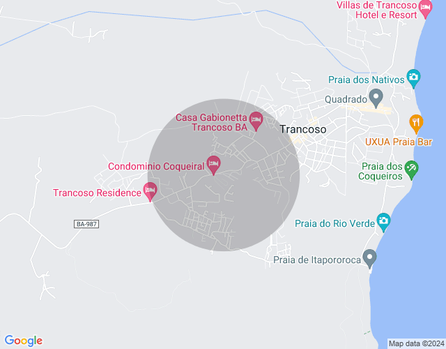 Imóvel no mapa