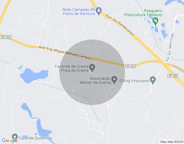 Imóvel no mapa