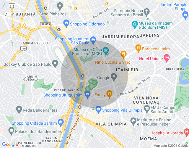Imóvel no mapa