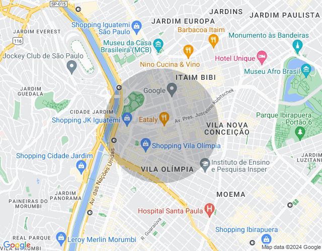 Imóvel no mapa