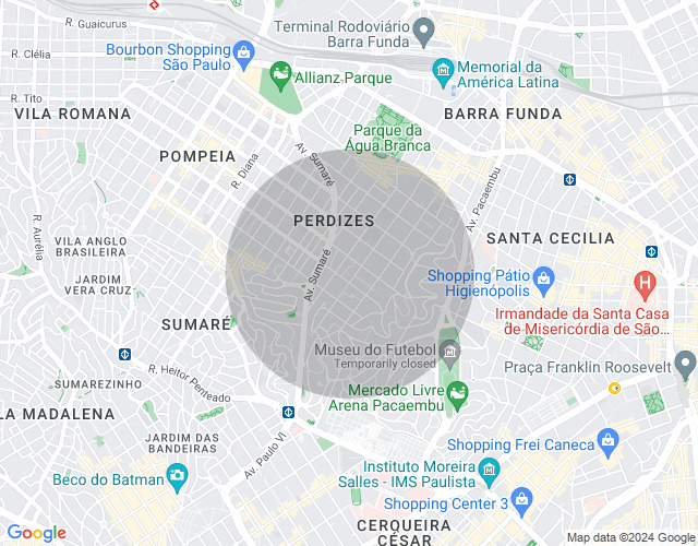 Imóvel no mapa