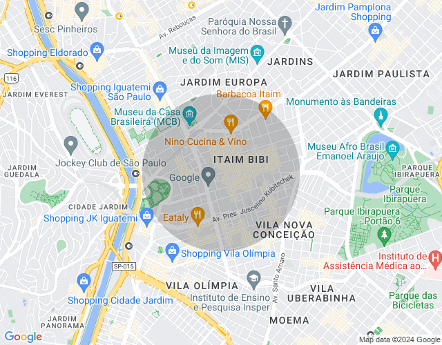 Imóvel no mapa