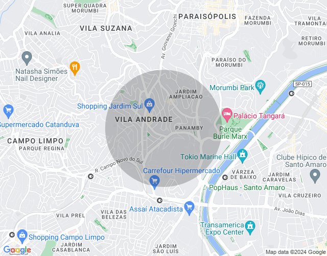 Imóvel no mapa
