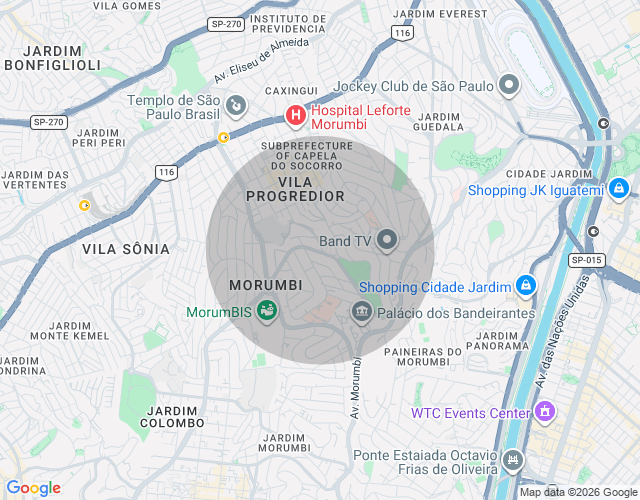 Imóvel no mapa