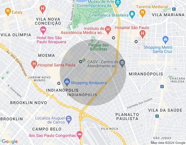 Imóvel no mapa