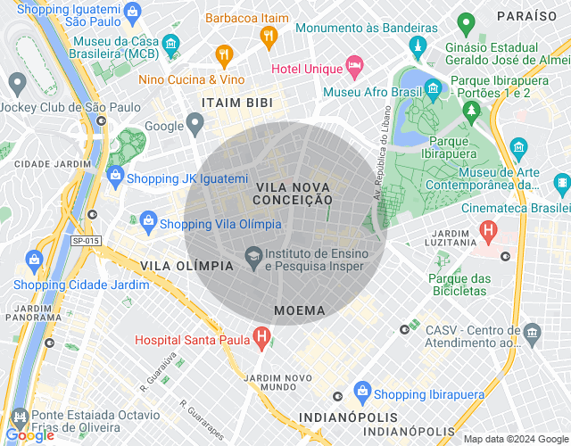 Imóvel no mapa