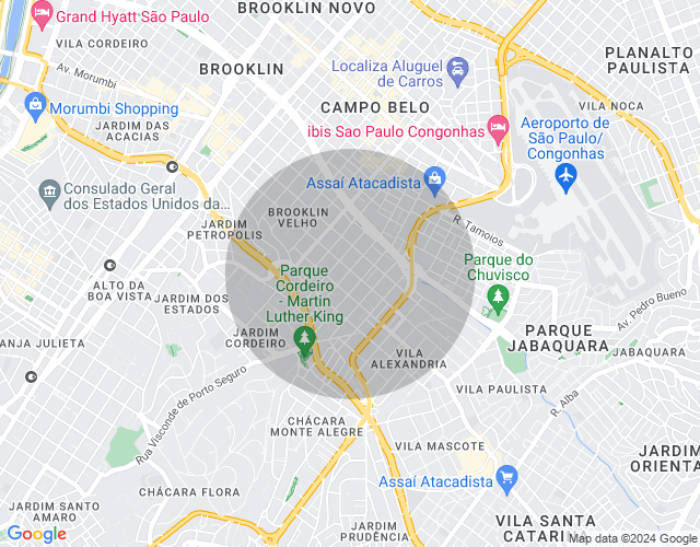 Imóvel no mapa