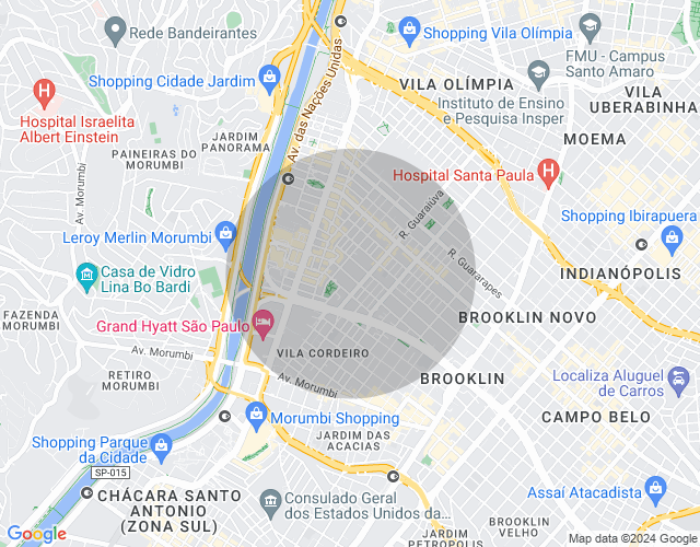 Imóvel no mapa