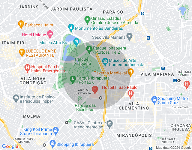 Imóvel no mapa