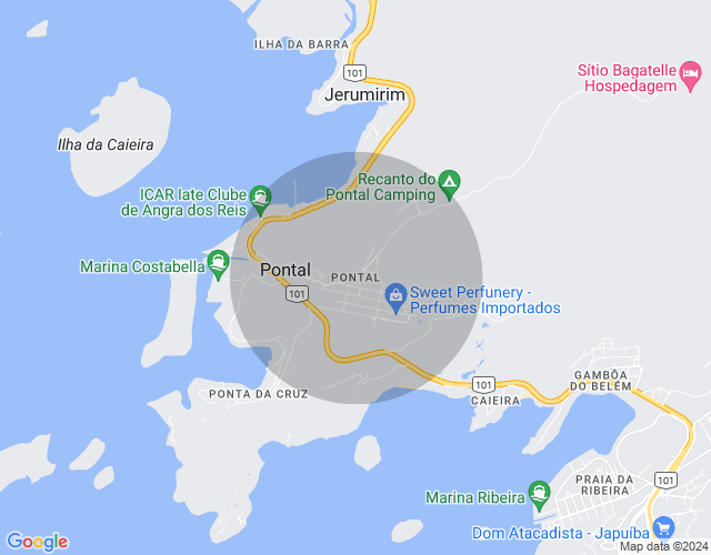 Imóvel no mapa