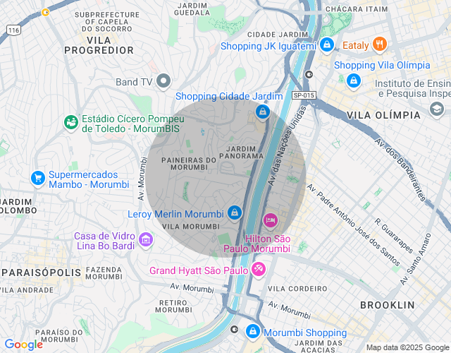 Imóvel no mapa