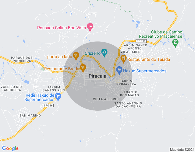 Imóvel no mapa