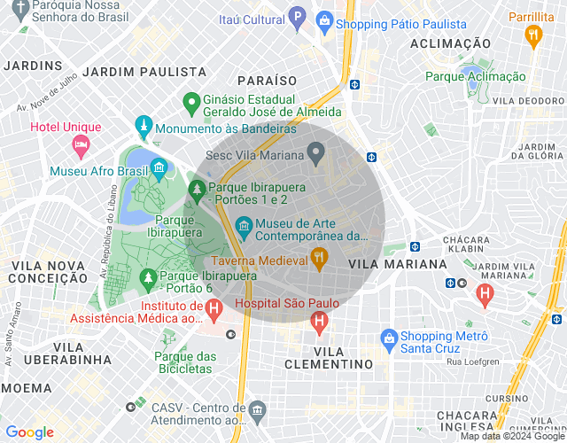 Imóvel no mapa