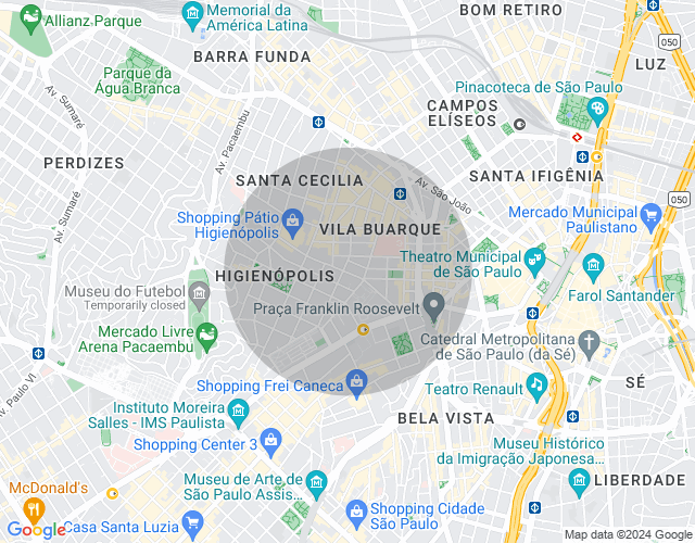 Imóvel no mapa