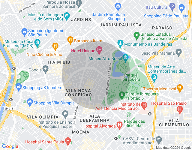 Imóvel no mapa