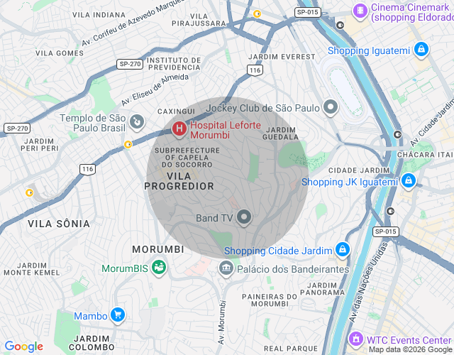 Imóvel no mapa