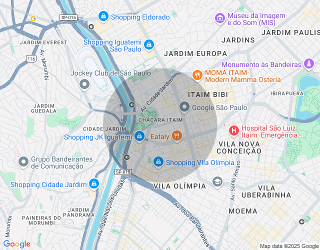 Imóvel no mapa